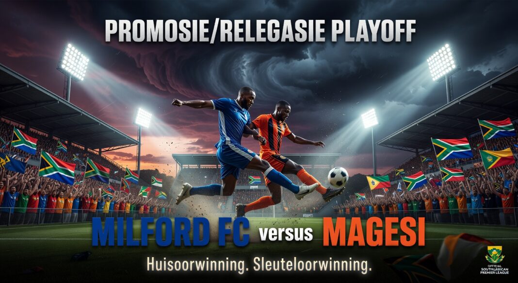 Milford FC 1-0 Magesi 南非超级联赛升降级附加赛 米尔福德主场一球小胜取得关键三分