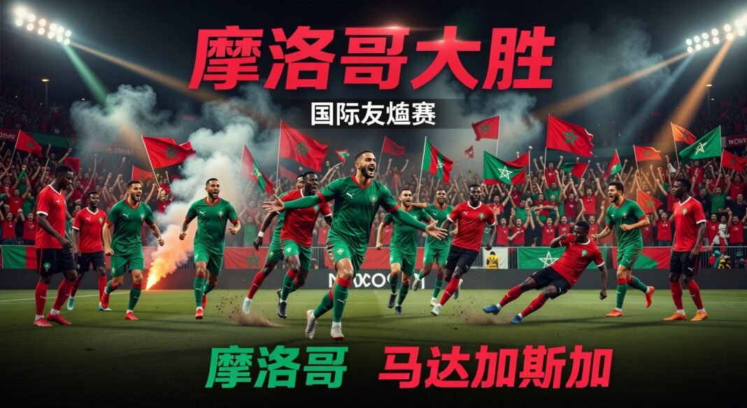 摩洛哥4-0大胜马达加斯加 国际友谊赛赛巴里梅开二度率队完胜