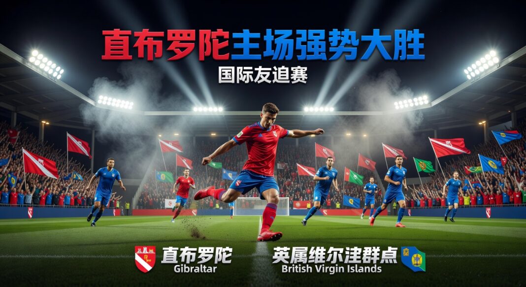 直布罗陀4-0英属维尔京群岛国际友谊赛:主队进攻火力全开轻松取胜